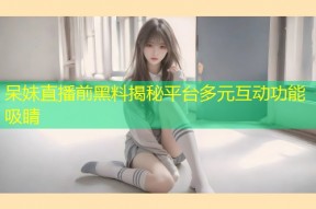 呆妹直播前黑料揭秘平台多元互动功能吸睛