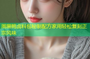 周黑鸭卤料包秘制配方家用轻松复刻正宗风味