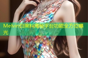 Melvin白黑料揭秘平台功能全方位曝光