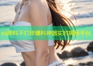 so黑料不打样爆料神器实时揭秘平台