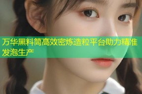 万华黑料筒高效密炼造粒平台助力精准发泡生产