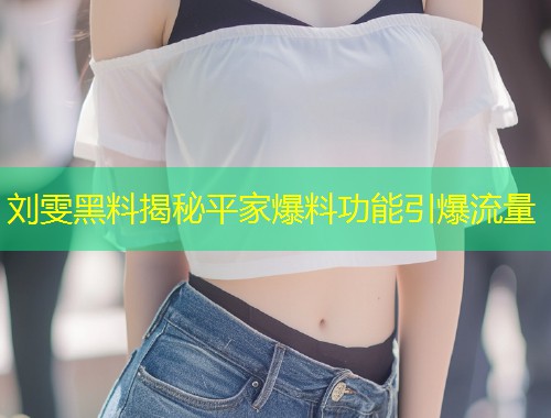 刘雯黑料揭秘平家爆料功能引爆流量  第1张