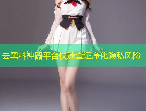去黑料神器平台快速查证净化隐私风险  第1张