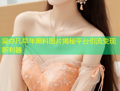 吴亦凡早年黑料图片揭秘平台引流变现新利器  第1张