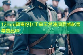 12mm黑青籽料手串天然油润质感彰显尊贵品味