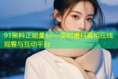91黑料正能量so—实时爆料真相在线观看与互动平台